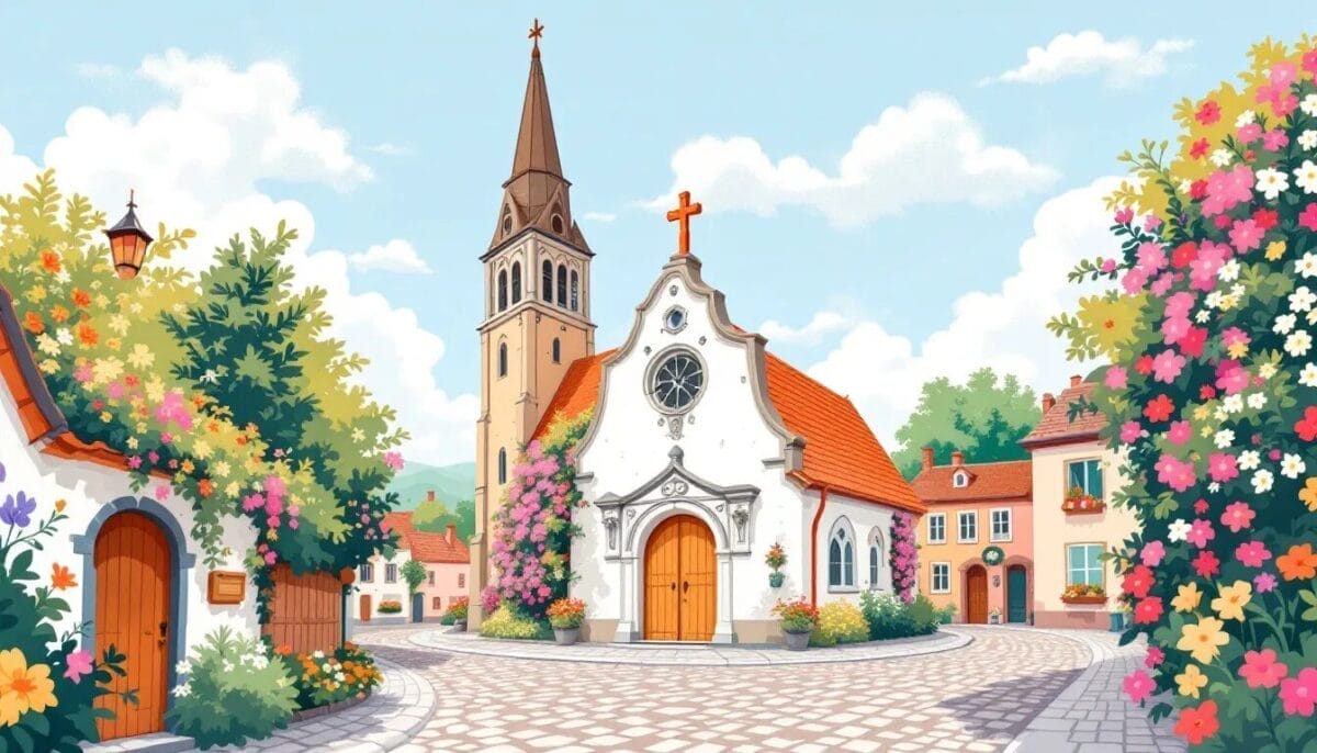 Eine Kirche in Osterode, ein wichtiger Teil der religiösen Stätten.