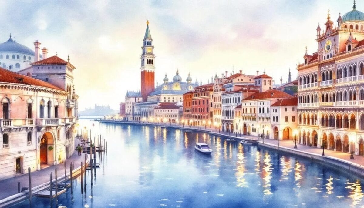 Top 10 Venedig Sehenswürdigkeiten: Highlights für deinen Besuch 8 Der Dogenpalast, eine beeindruckende Sehenswürdigkeit in Venedig.