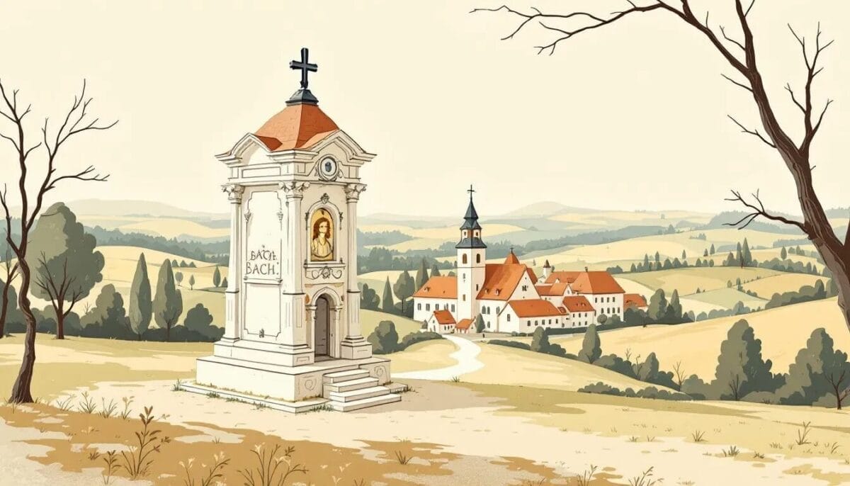 Das Bachdenkmal in Arnstadt, ein beliebtes Ausflugsziel.