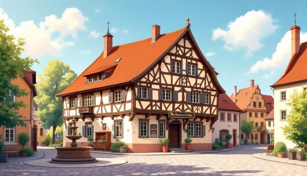 Museum der Stadt Rotenburg mit Fachwerkarchitektur.