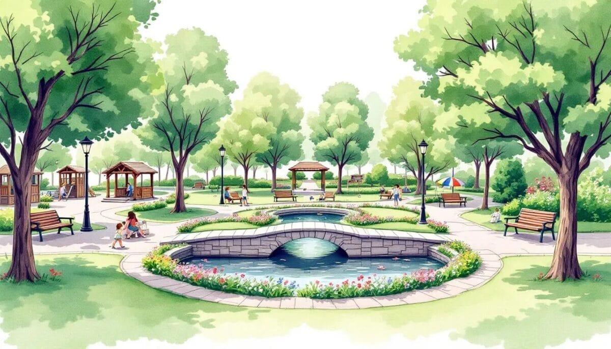 Ein Stadtpark in Apeldoorn, ideal für Spaziergänge und Erholung.