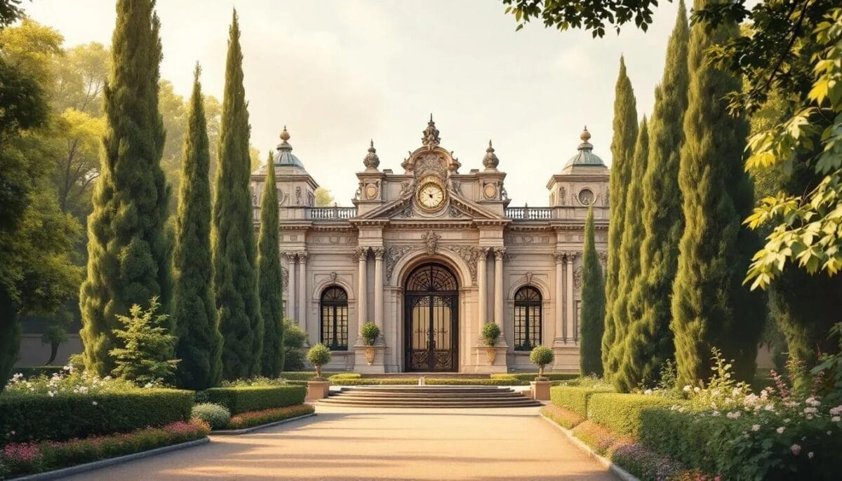 Ein Blick auf den zoologisch-botanischen Garten Wilhelma in Stuttgart.