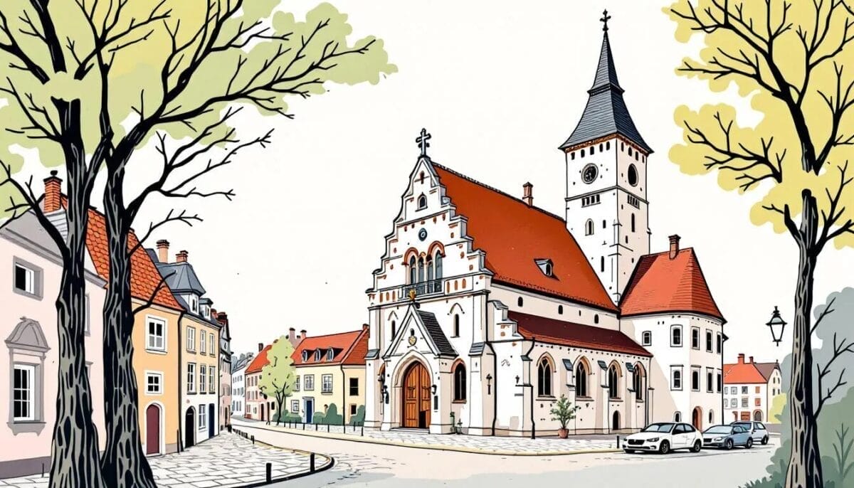 Die Johann-Sebastian-Bach-Kirche in Arnstadt, ein bedeutendes Denkmal der Stadt.