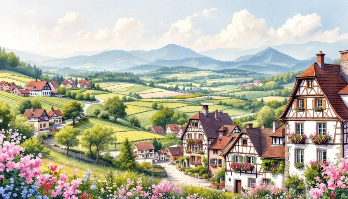 Naturerlebnisse im Elsass, einschließlich der Vogesen.