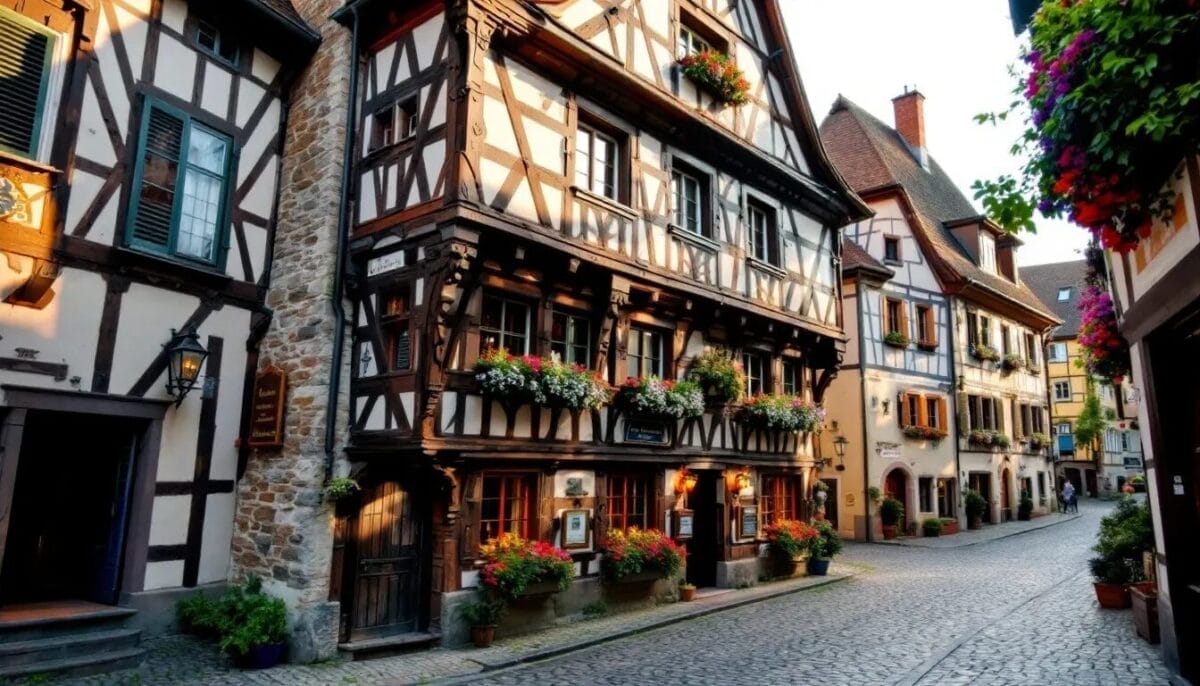 Top Sehenswürdigkeiten Michelstadt: Entdecke das historische Juwel im Odenwald 1 Das historische Rathaus in Michelstadt, ein Beispiel für Fachwerkarchitektur.