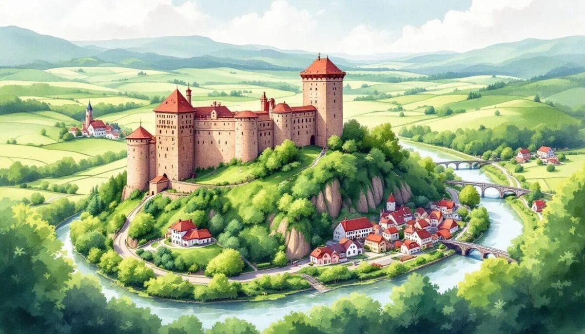 Die Burg Klopp, eine beeindruckende Festung in Bingen.