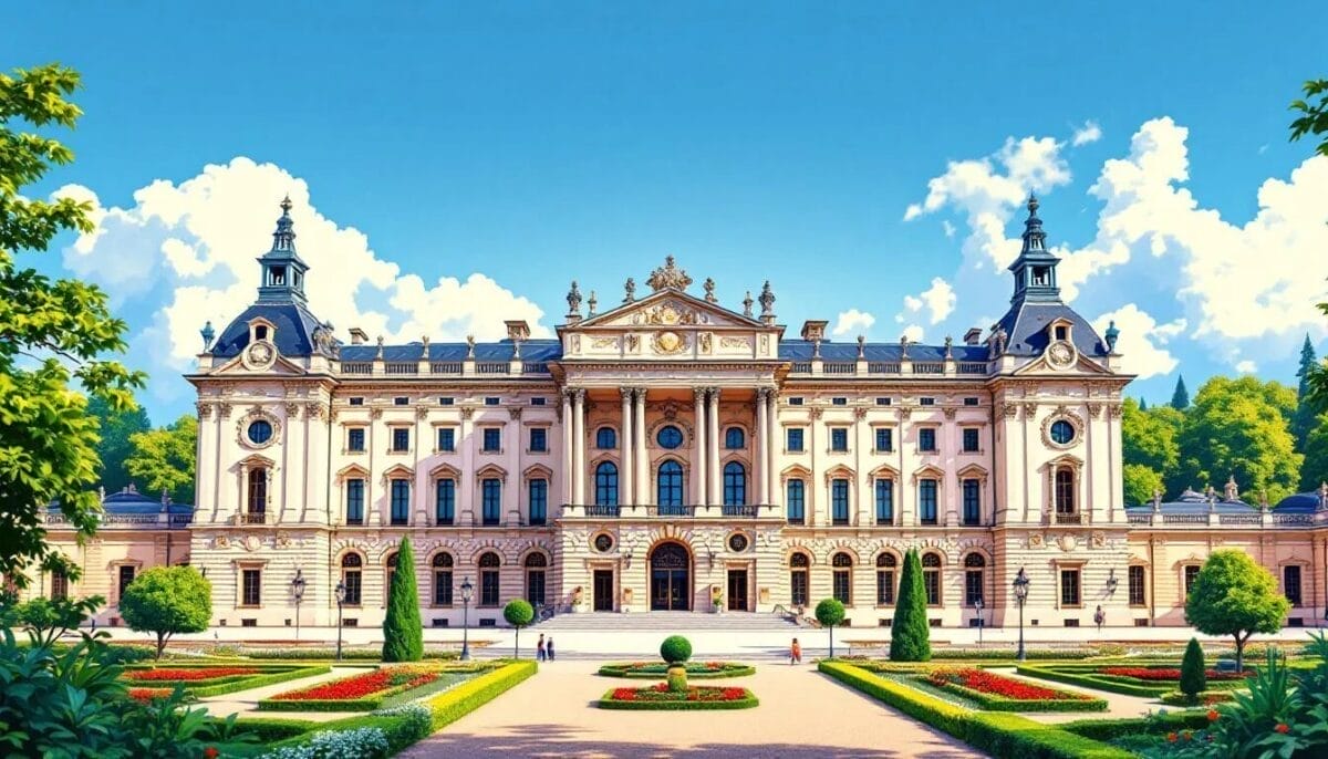 Das Barockschloss Mannheim, ein beeindruckendes Wahrzeichen der Stadt.