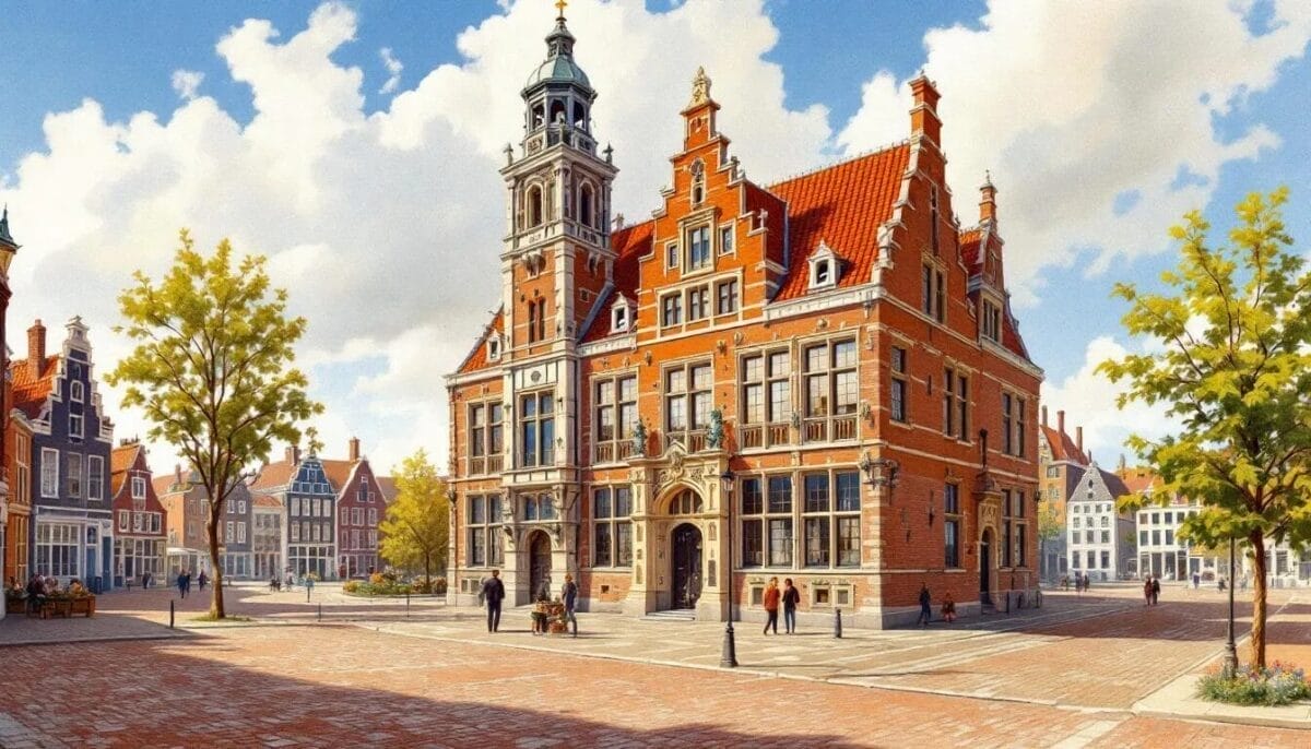 Top Sehenswürdigkeiten Gouda: Die Highlights der malerischen Käse-Stadt 7 Das historische Stadhuis von Gouda, ein beeindruckendes Gebäude im Stadtzentrum. Sehenswürdigkeiten Gouda