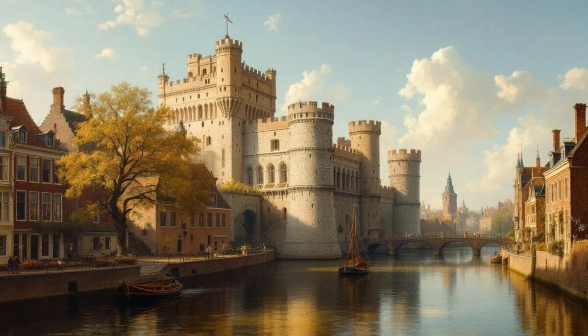 Top Utrecht Sehenswürdigkeiten entdecken: Die besten Highlights für deinen Besuch 10 Das Kasteel de Haar, ein Märchenschloss, strahlt im Sonnenlicht.