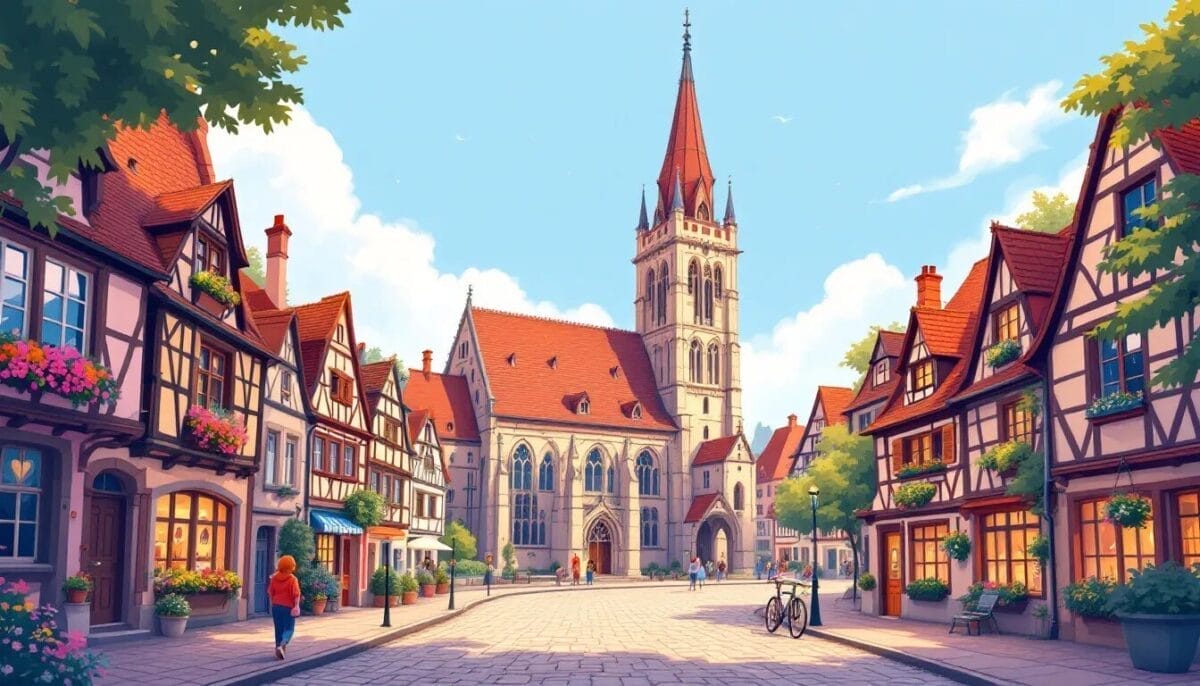 DIE 10 BESTEN COLMAR SEHENSWÜRDIGKEITEN FÜR DEINEN ELSASS-BESUCH 11 Die Dominikanerkirche, ein Beispiel mittelalterlicher Architektur in Colmar.