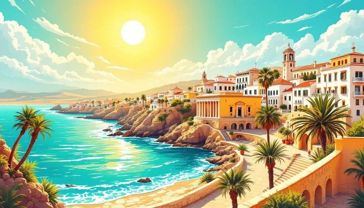 Paphos, eine historische Stadt am Meer mit vielen Sehenswürdigkeiten.