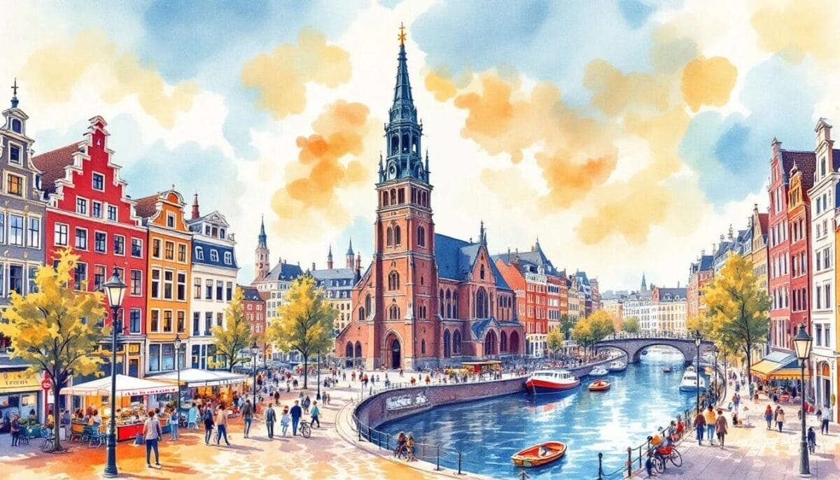 Hamburg Sehenswürdigkeiten Top 12: Highlights & Insider-Tipps für Deinen Besuch 10 Der Hauptturm der Hauptkirche St. Michaelis in Hamburg.