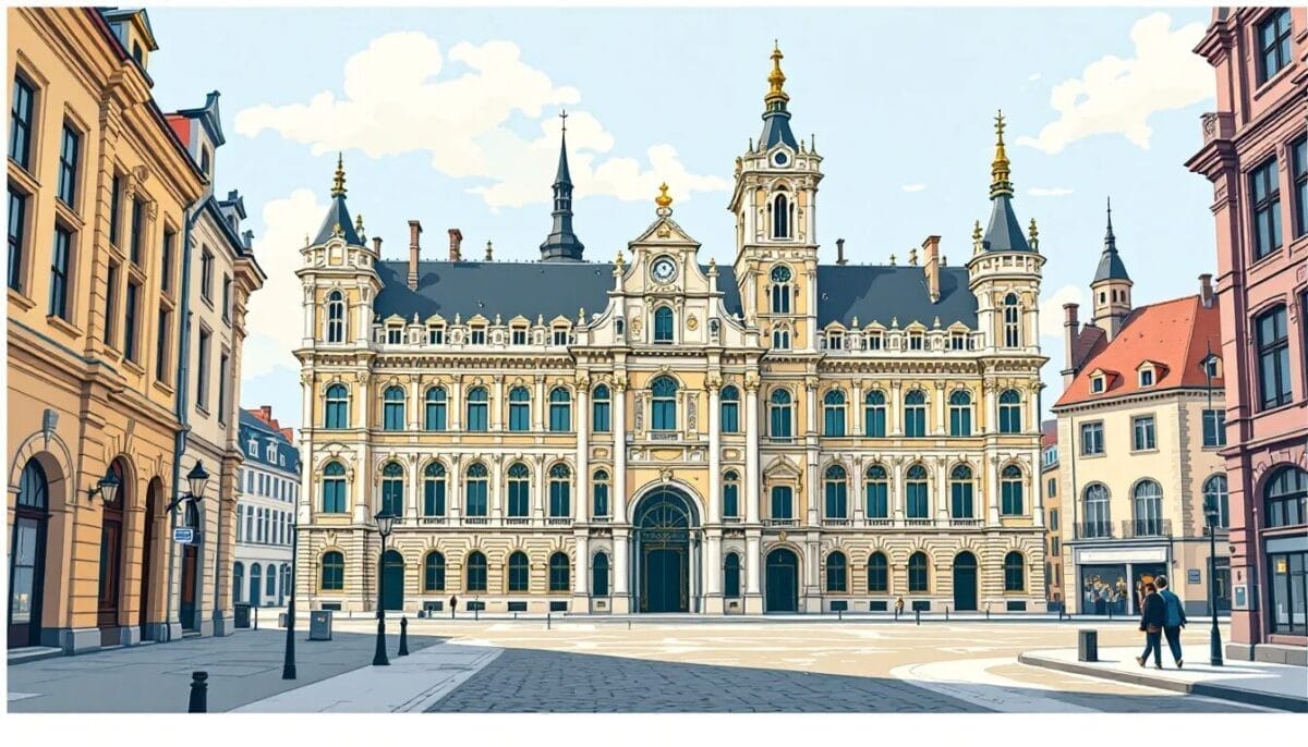 Der Fürstbischöfliche Palast in Lüttich, ein Blick in die Geschichte der Stadt.
