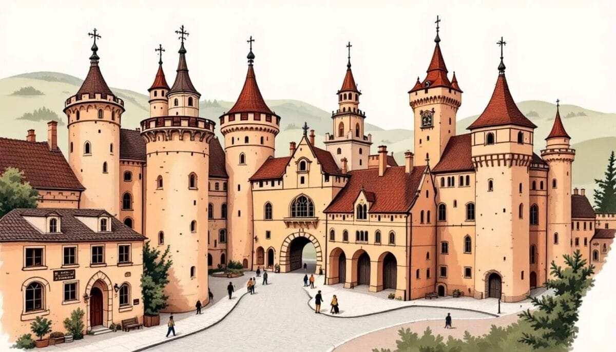 Die Burgen von Weinheim, eine der Sehenswürdigkeiten der Stadt. Weinheim Sehenswürdigkeiten