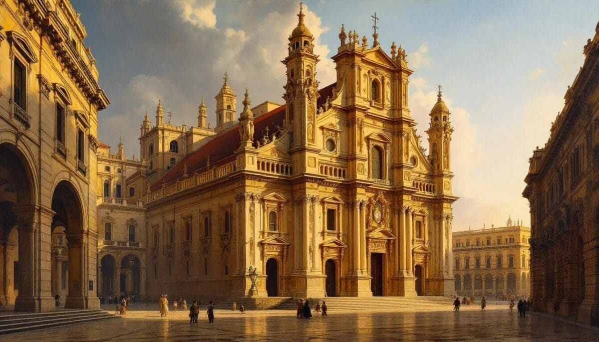 Die beeindruckende St. John's Co-Cathedral in Valletta.