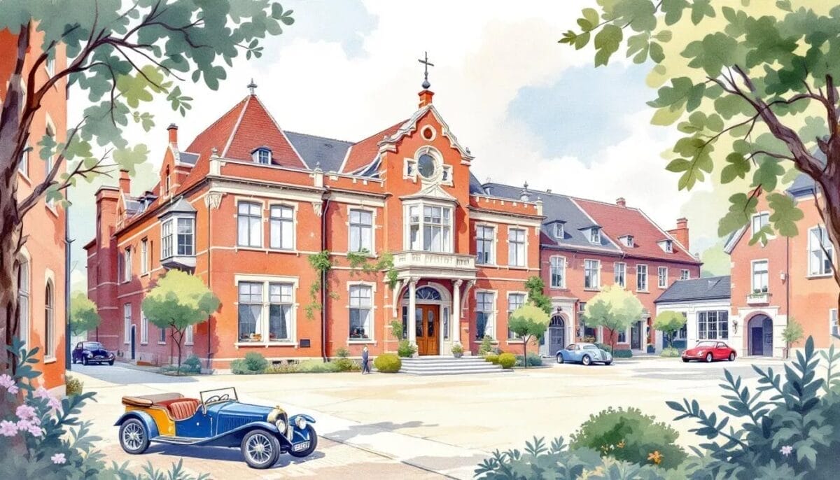 Ein Blick auf das Automuseum Dr. Carl Benz in Ladenburg, wo die Geschichte des Automobils lebendig wird. Ladenburg Sehenswürdigkeiten