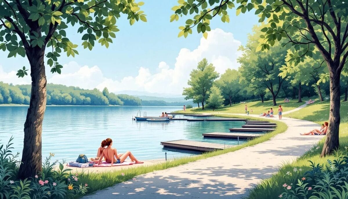 Badevergnügen an den Badestellen des Ratzeburger Sees.