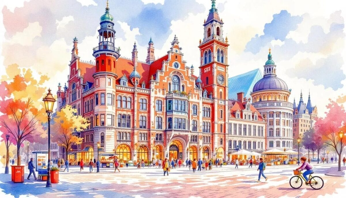 Das Hamburger Rathaus, ein beeindruckendes Wahrzeichen der Stadt.