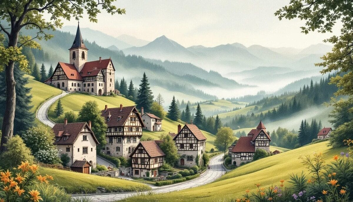 Die Top Sehenswürdigkeiten Vogesen: Must-See Highlights für deinen Trip 2 Historische Architektur in den Vogesen, die die kulturellen Schätze der Region zeigt.