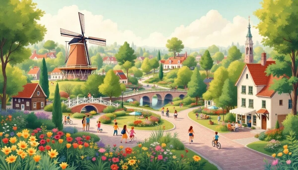 Eine grüne Oase in Tilburg, ideal für Familien und Naturfreunde.